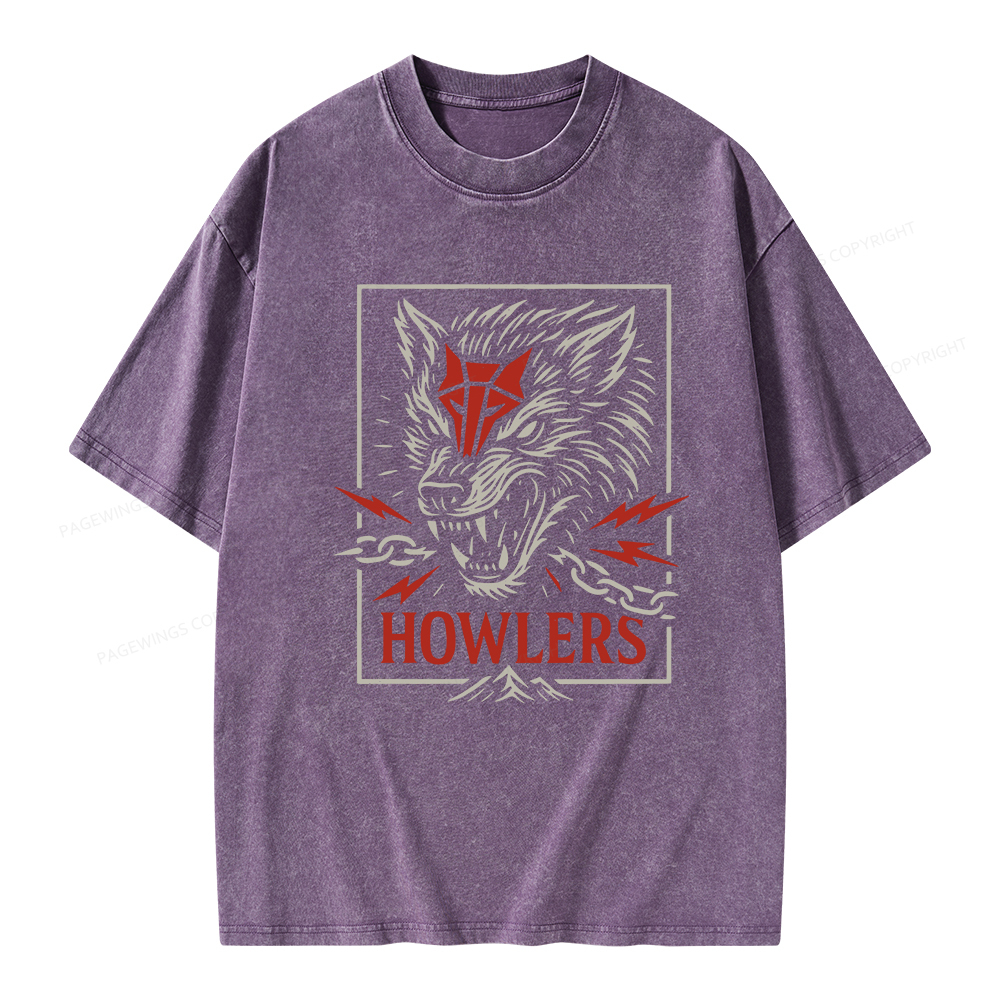 Pagewings Howlers Unisex Washed T-shirt