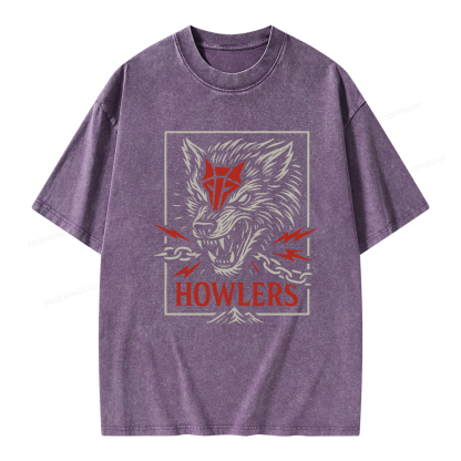 Pagewings Howlers Unisex Washed T-shirt
