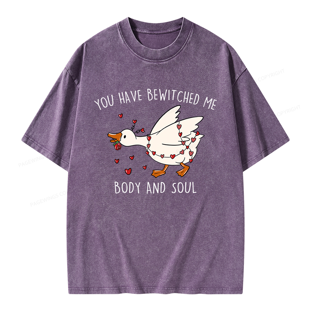 Pagewings You Have Bewitched Me Body And Soul Unisex Washed T-shirt
