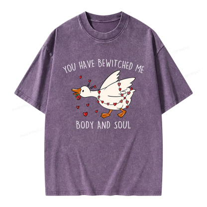 Pagewings You Have Bewitched Me Body And Soul Unisex Washed T-shirt