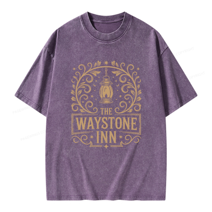 Pagewings The Waystone Inn Unisex Washed T-shirt