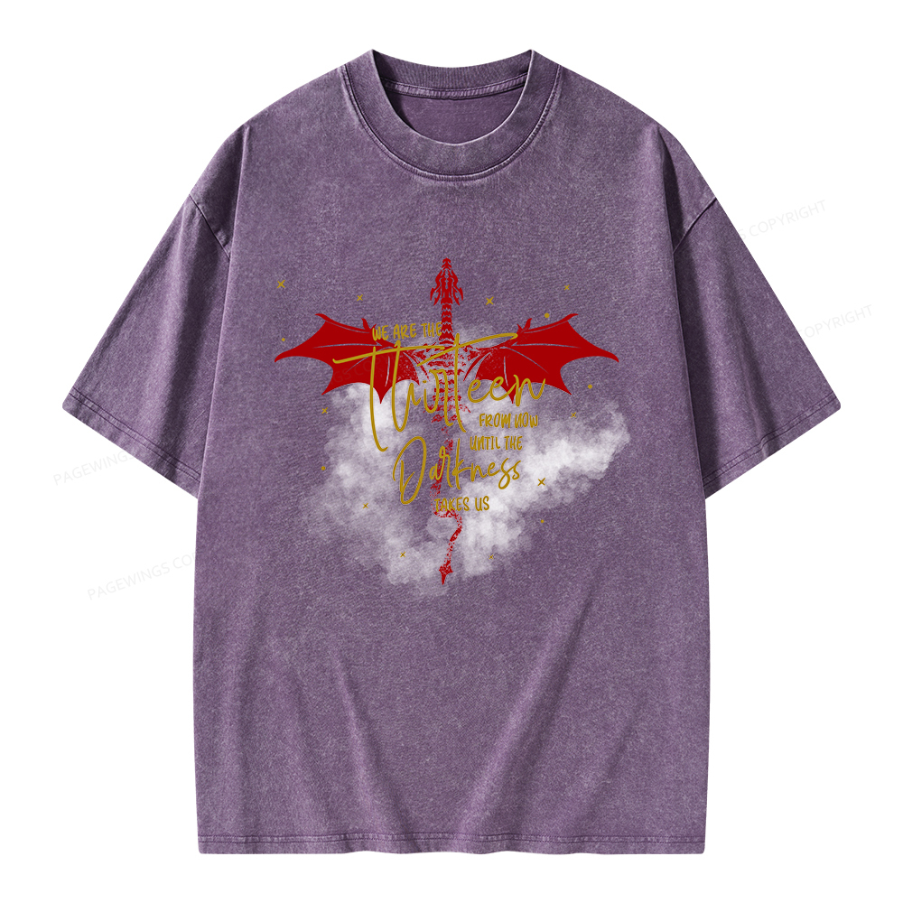 Pagewings We are the Thirteen Unisex Washed T-shirt