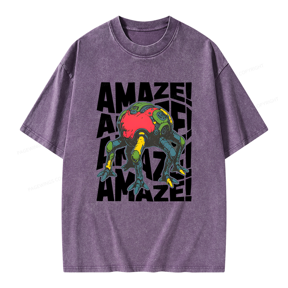 Pagewings Amaze Unisex Washed T-shirt