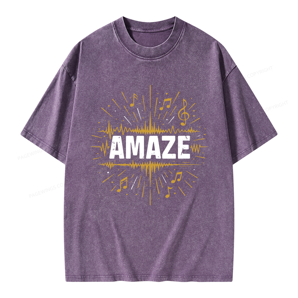 Pagewings Amaze Unisex Washed T-shirt