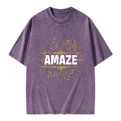 Pagewings Amaze Unisex Washed T-shirt