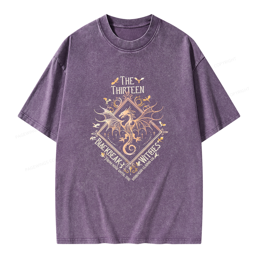 Pagewings The Thirteen Unisex Washed T-shirt