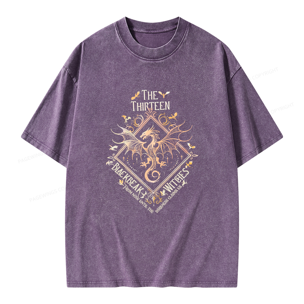 Pagewings The Thirteen Unisex Washed T-shirt