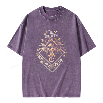 Pagewings The Thirteen Unisex Washed T-shirt