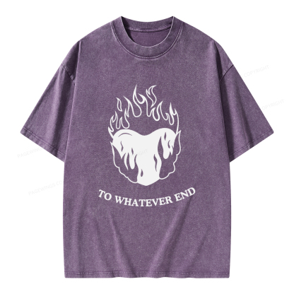 Pagewings Fireheart Unisex Washed T-shirt