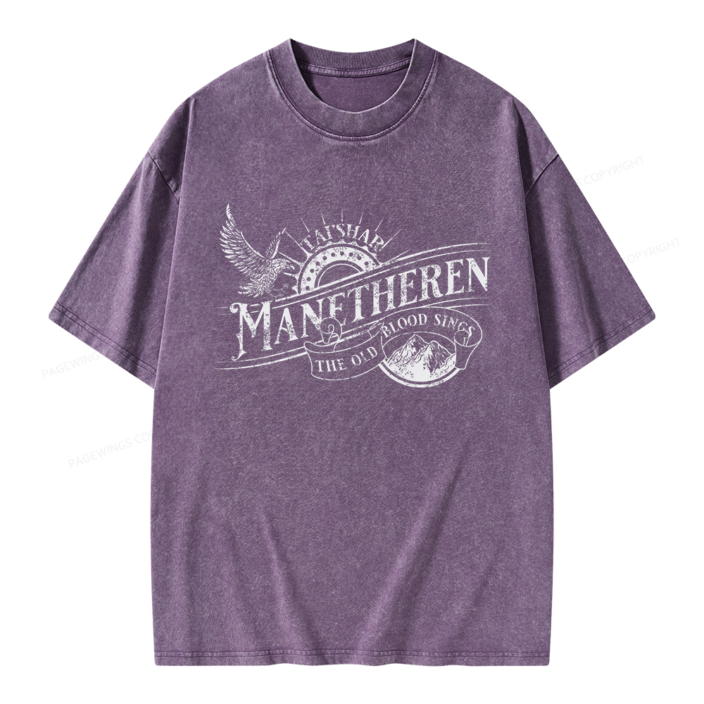 Pagewings Manetheren Unisex Washed T-shirt