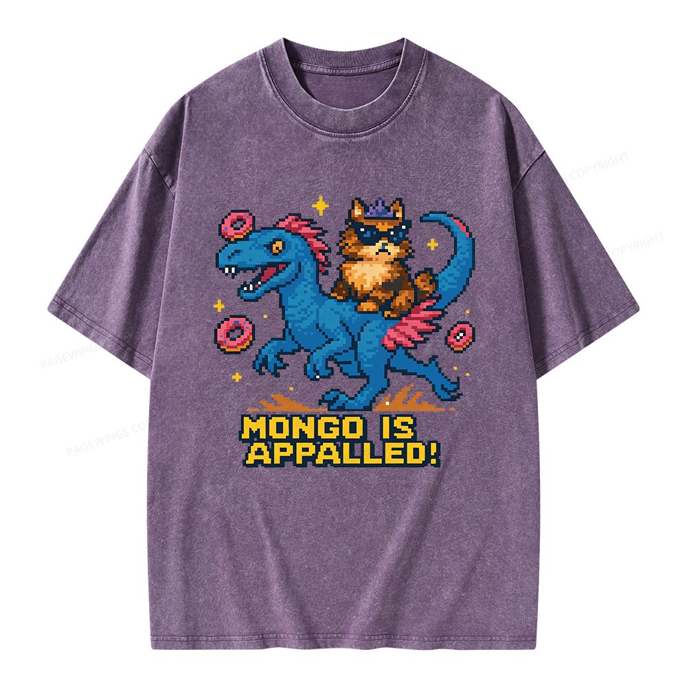 Pagewings Mongo Is Appalled Unisex Washed T-shirt
