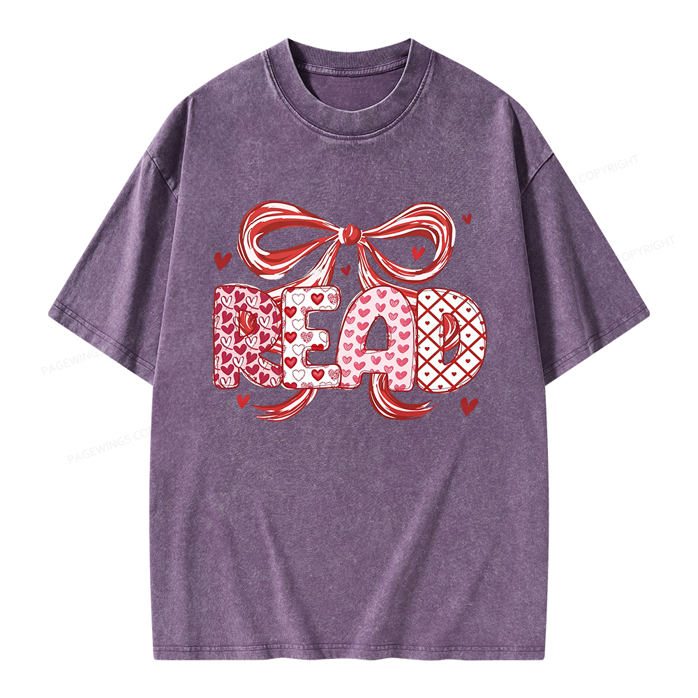 Pagewings Read Unisex Washed T-shirt