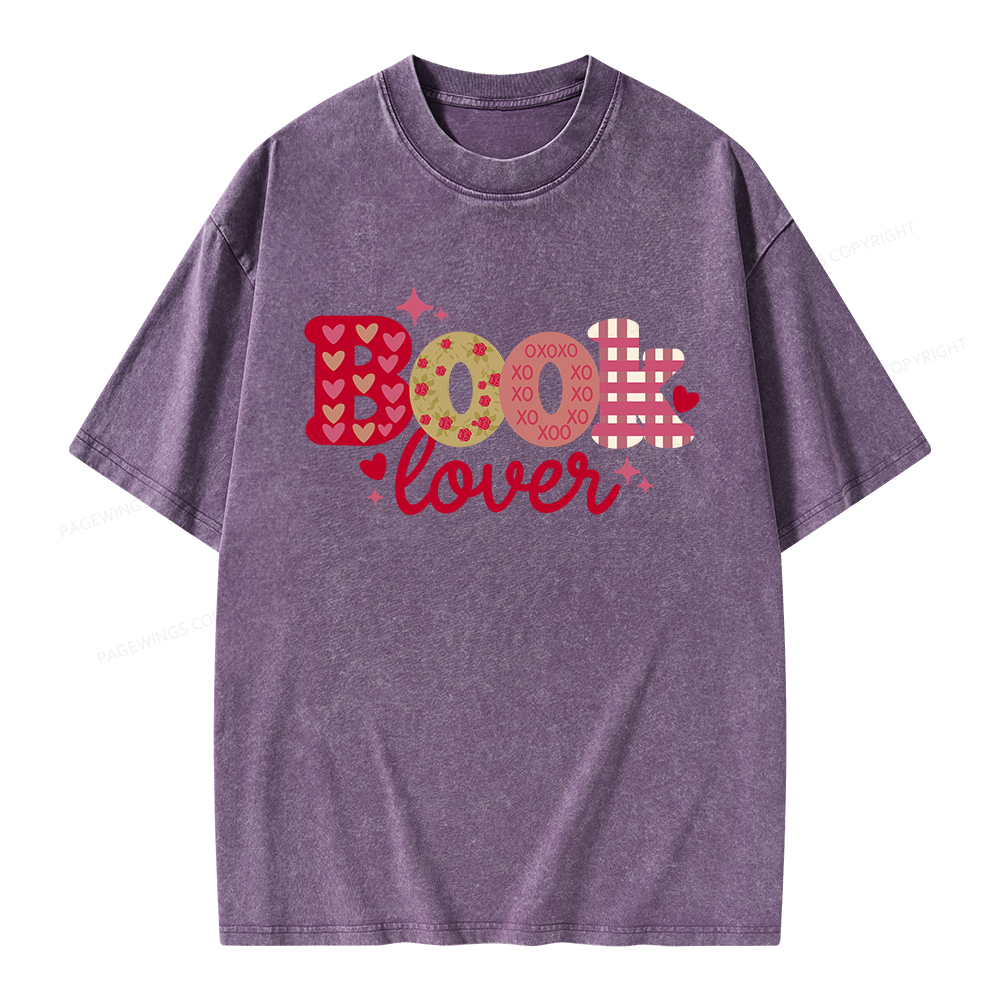 Pagewings Book Lover Unisex Washed T-shirt