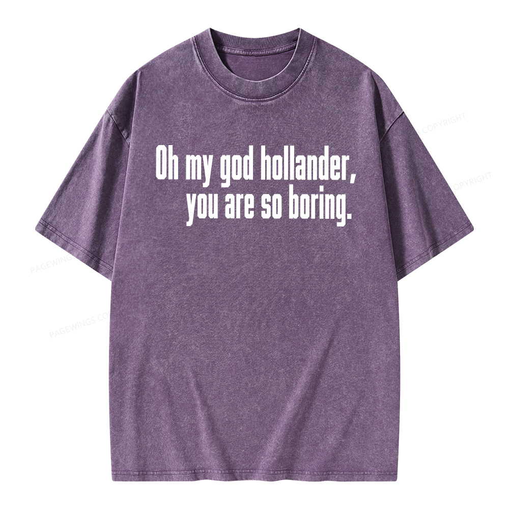 Pagewings So Boring Unisex Washed T-shirt