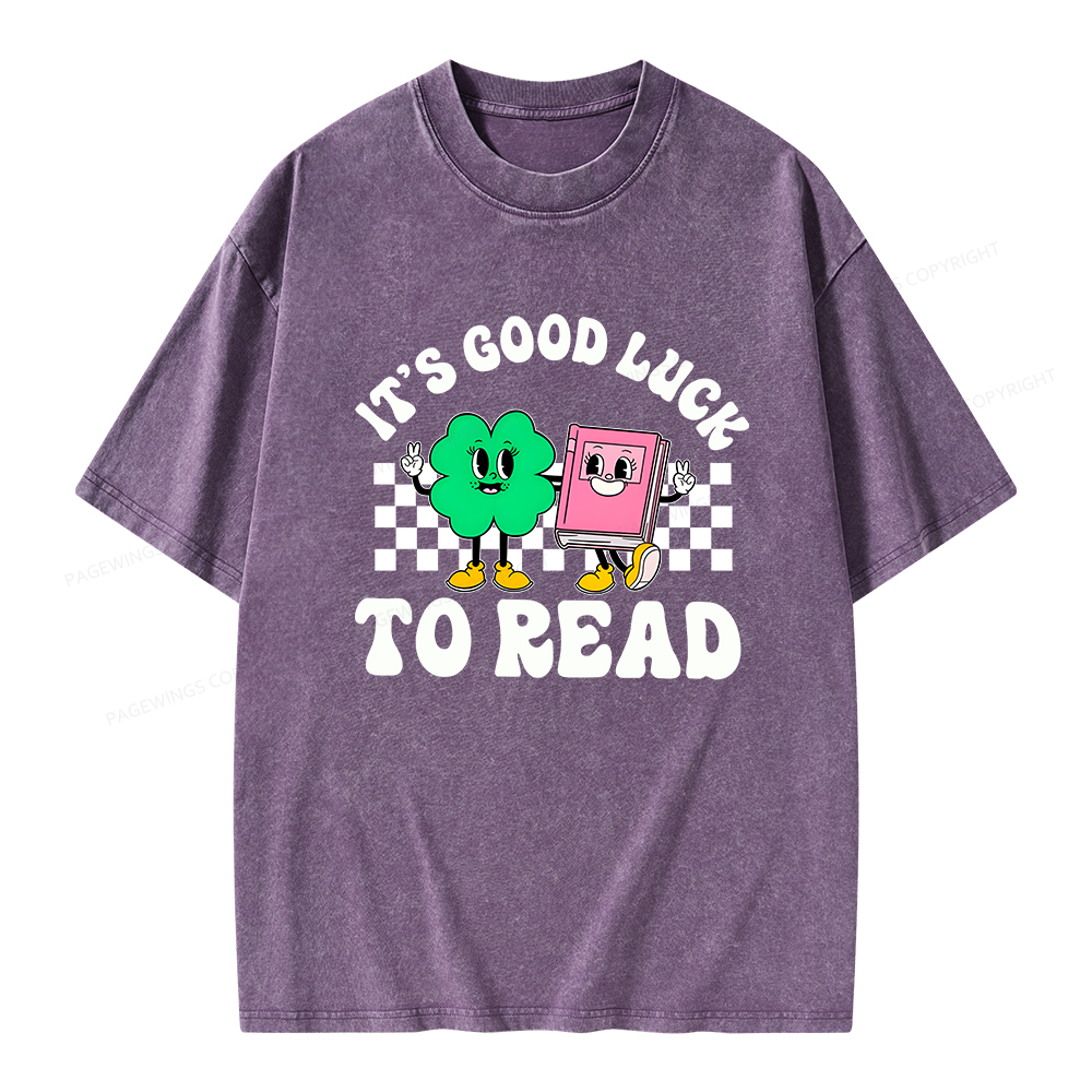 Pagewings St Patricks Day Teacher Shirt  Unisex Washed T-shirt