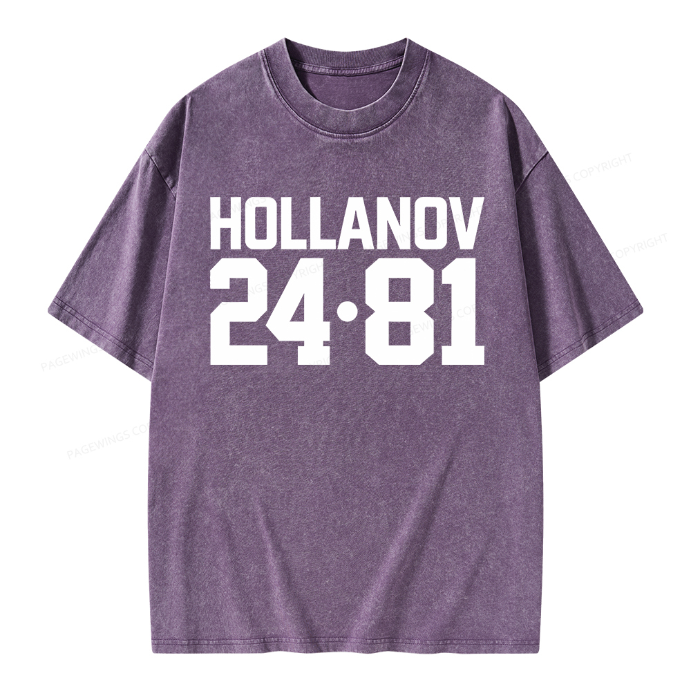 Pagewings Romance Numbers Unisex Washed T-shirt