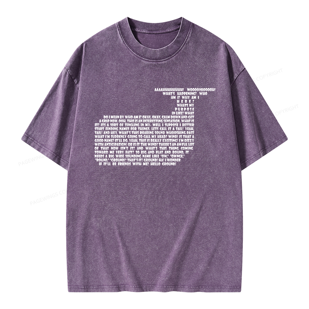 Pagewings Sci-Fi Book Lover Unisex Washed T-shirt