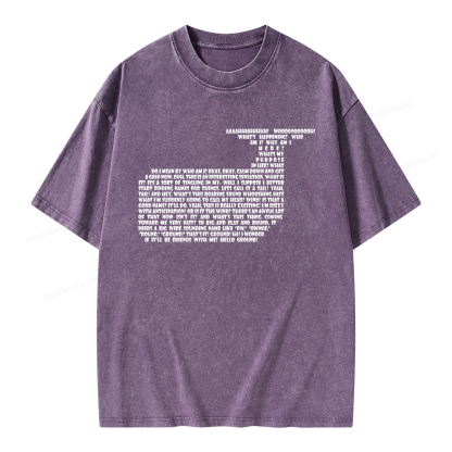 Pagewings Sci-Fi Book Lover Unisex Washed T-shirt