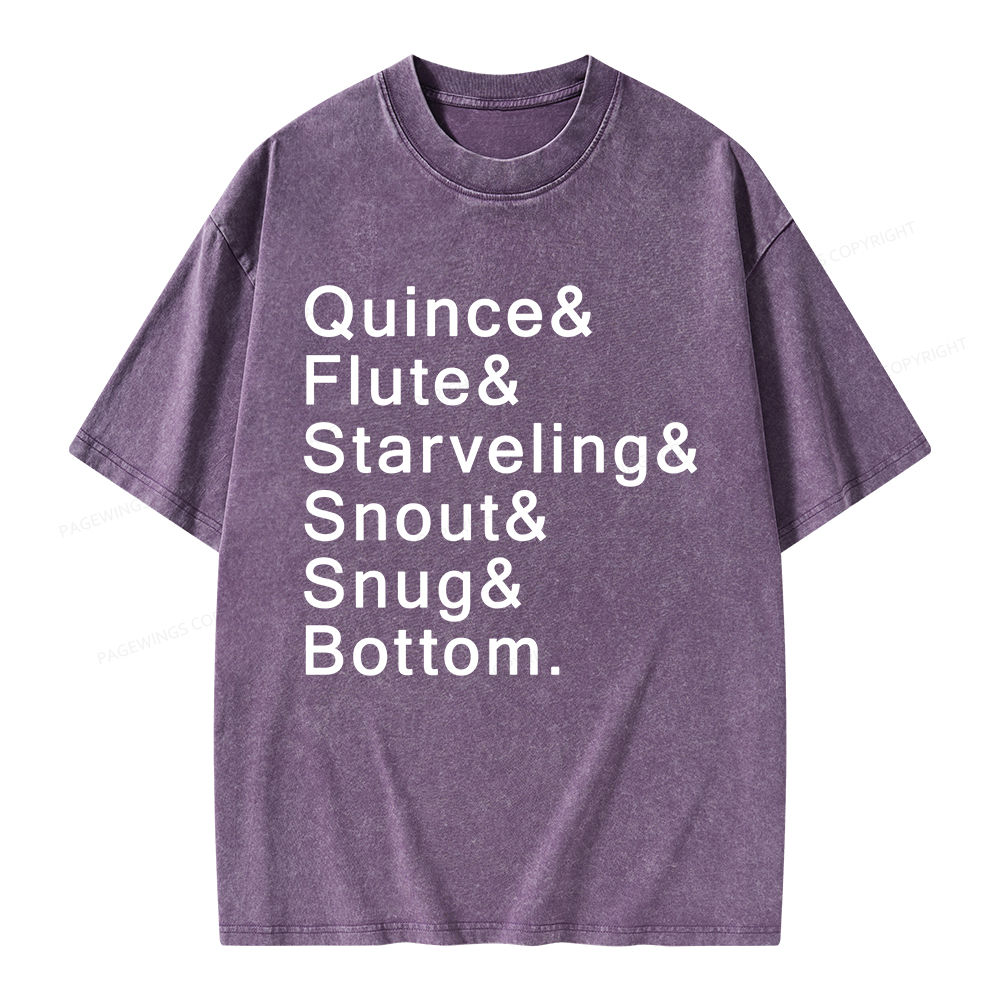 Pagewings The Mechanicals Unisex Washed T-shirt