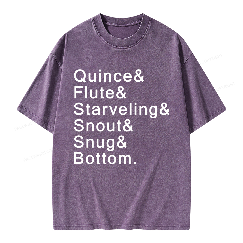 Pagewings The Mechanicals Unisex Washed T-shirt