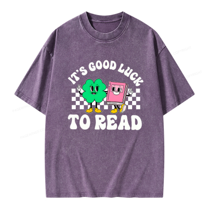 Pagewings St Patricks Day Teacher Shirt  Unisex Washed T-shirt