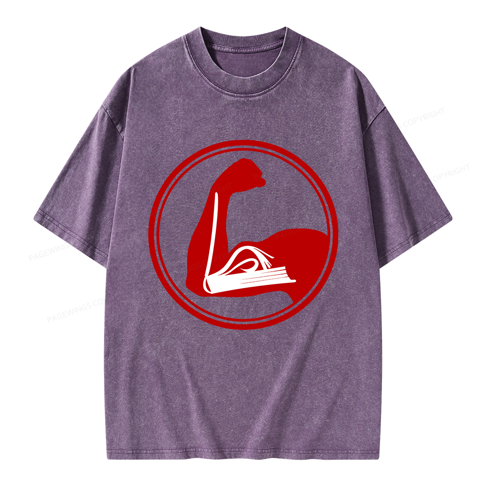 Pagewings Book Lovers Unisex Washed T-shirt