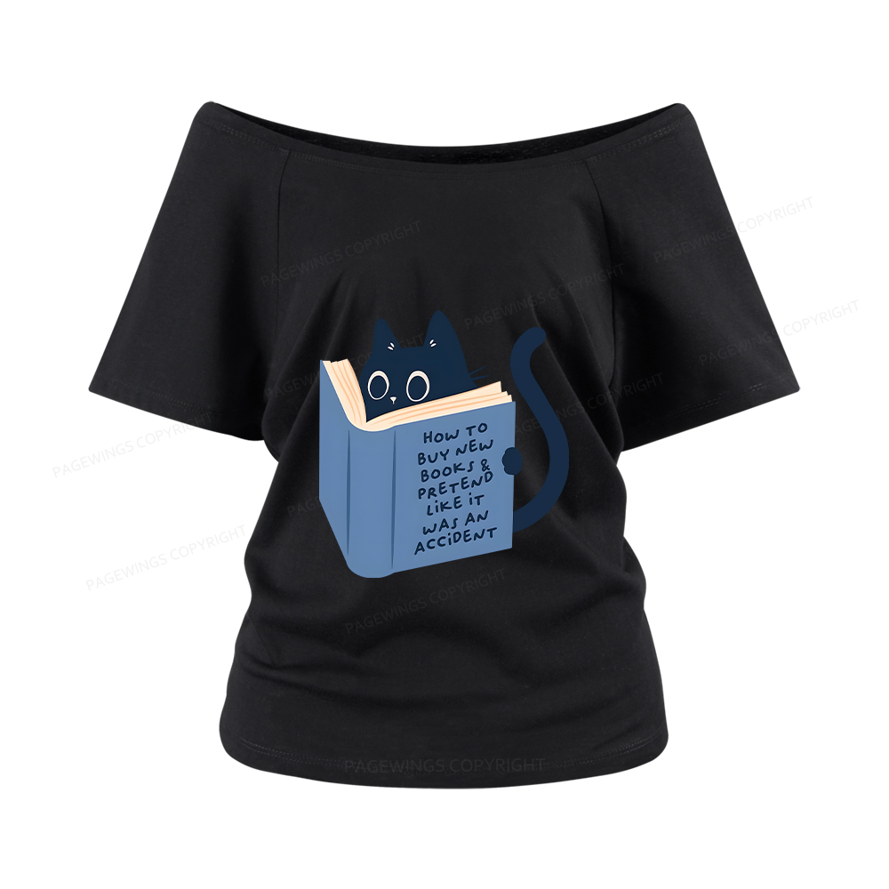 Pagewings How To Buy New Books Women Off Shoulder T-shirts