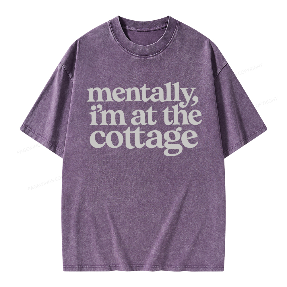 Pagewings At The Cottage Unisex Washed T-shirt