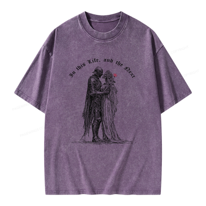 Pagewings Gothic Knight Unisex Washed T-shirt