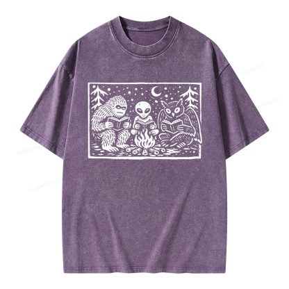 Pagewings Book Lover Unisex Washed T-shirt