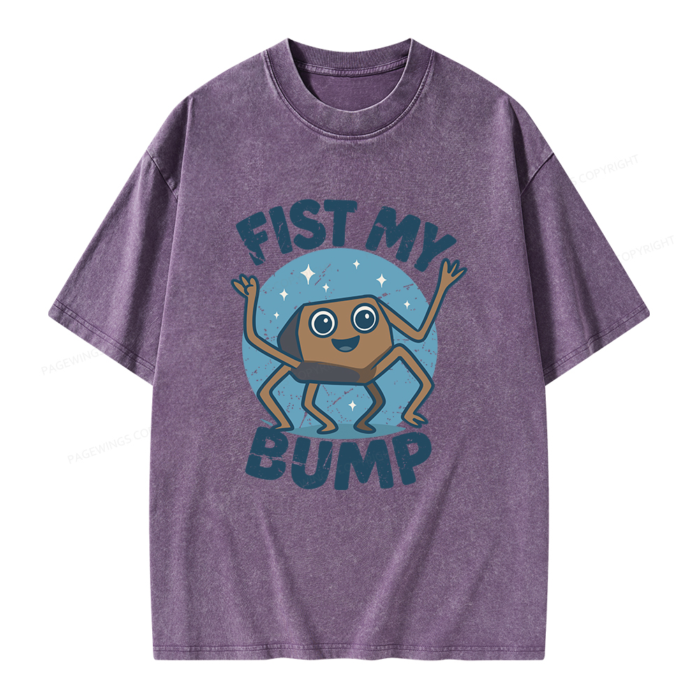 Pagewings Fist My Bump Unisex Washed T-shirt