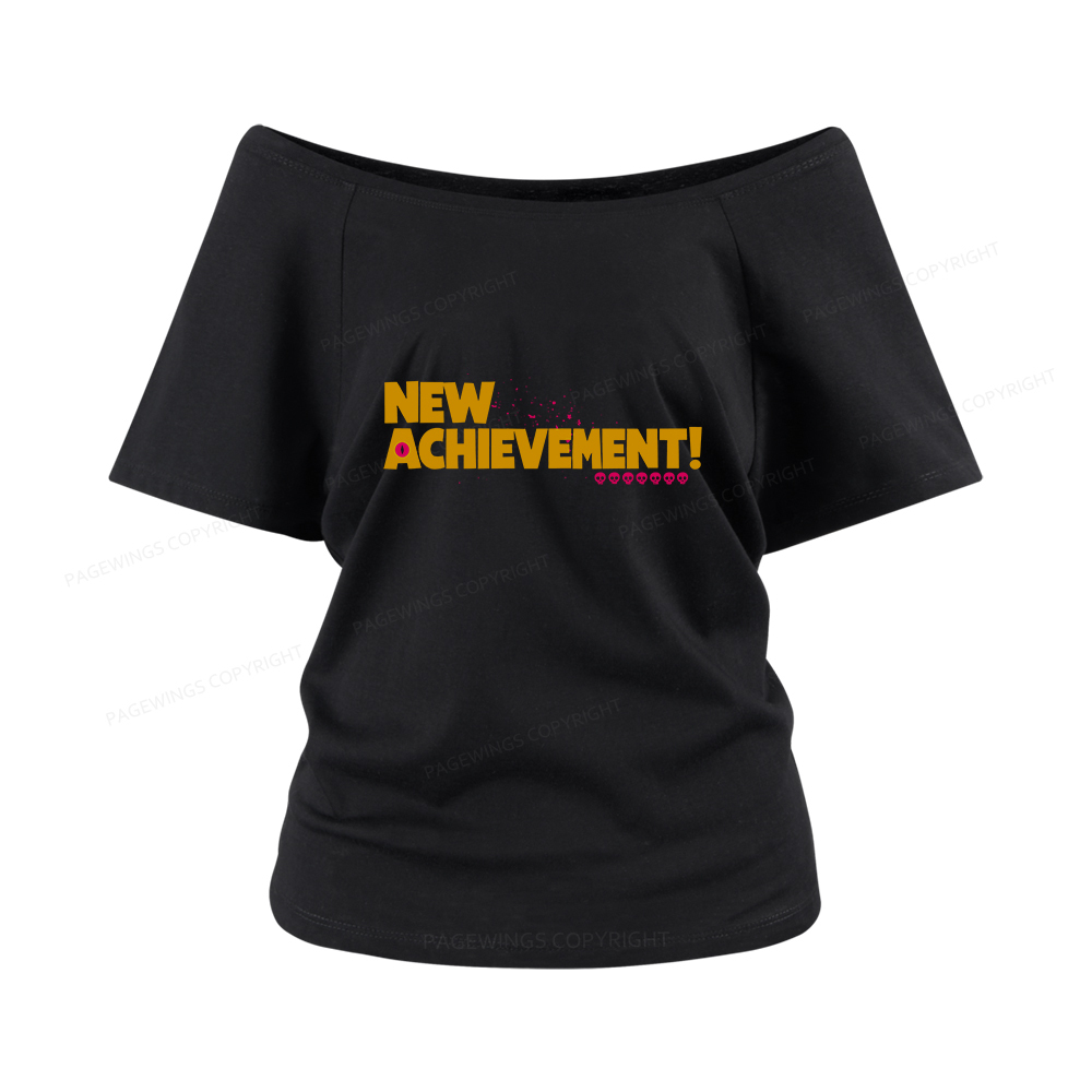 Pagewings New Achievement  Women Off Shoulder T-shirts