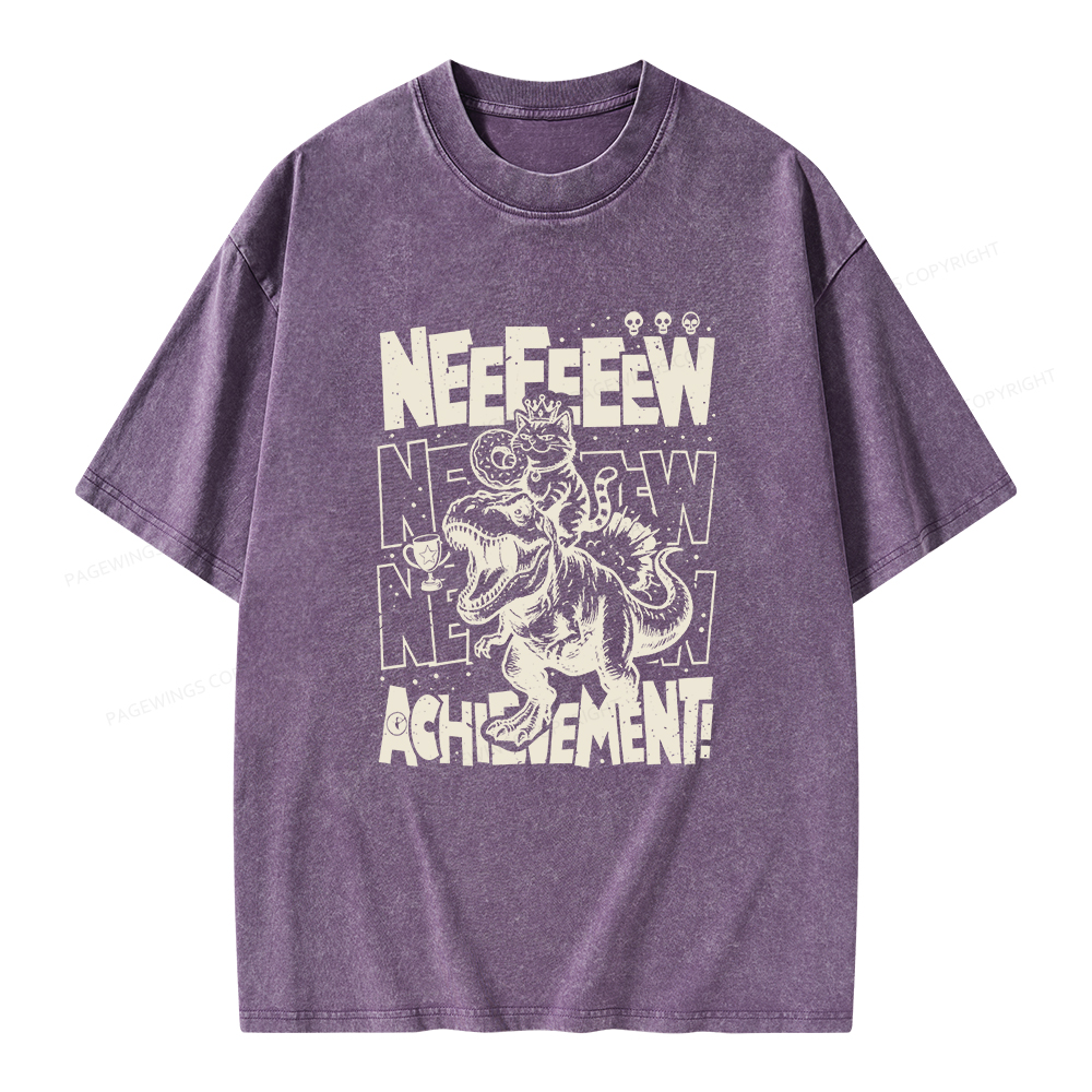 Pagewings New Achievement Book Unisex Washed T-shirt