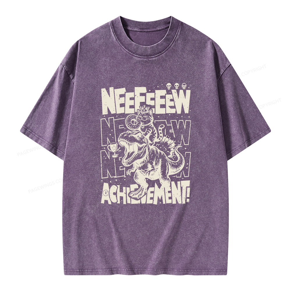 Pagewings New Achievement Book Unisex Washed T-shirt