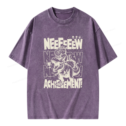 Pagewings New Achievement Book Unisex Washed T-shirt
