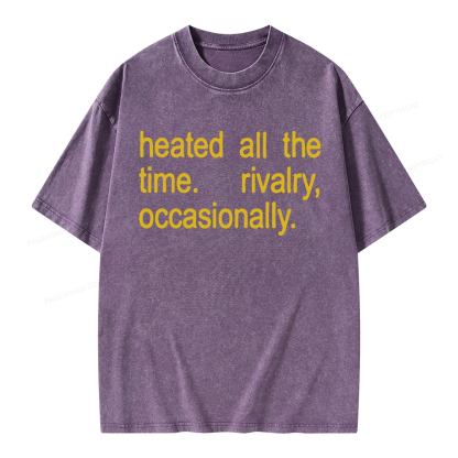 Pagewings The Time Rivalry Occasionally Unisex Washed T-shirt