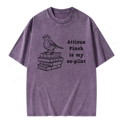 Pagewings Atticus Finch Unisex Washed T-shirt