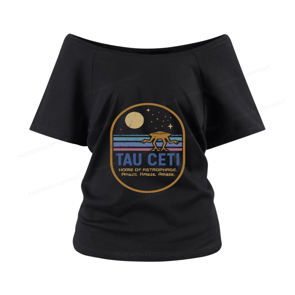 Pagewings Amaze Women Off Shoulder T-shirts