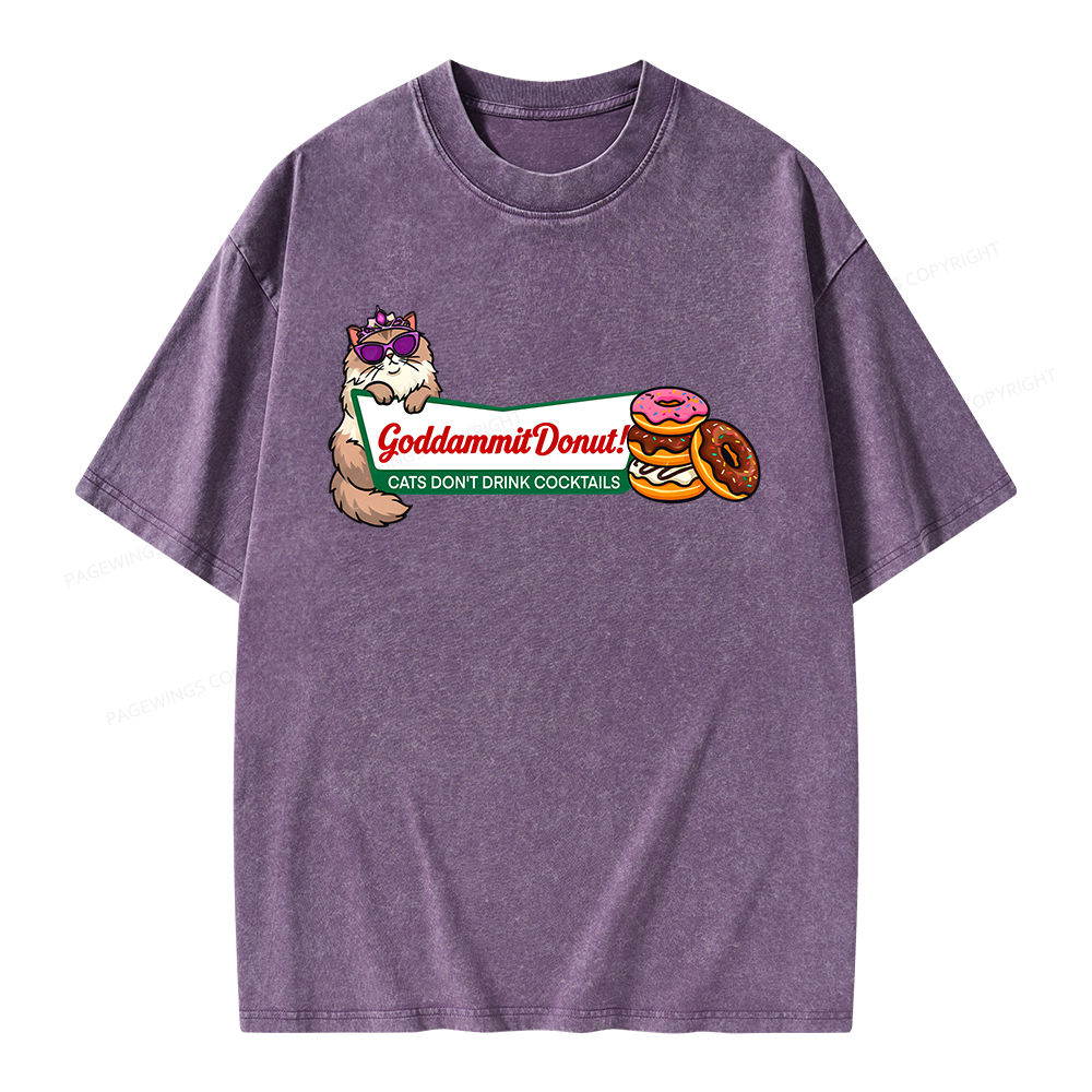 Pagewings Fantasy Book Reader Unisex Washed T-shirt