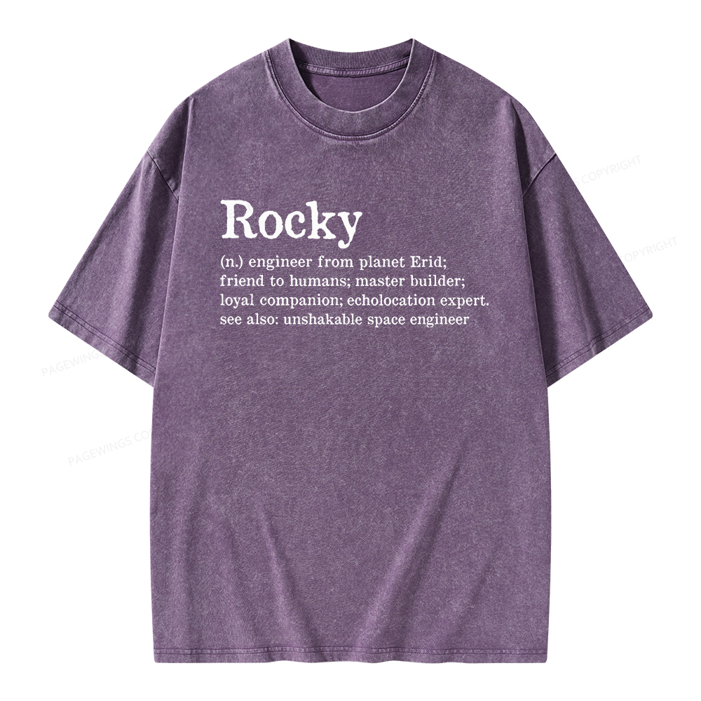 Pagewings Rocky Unisex Washed T-shirt