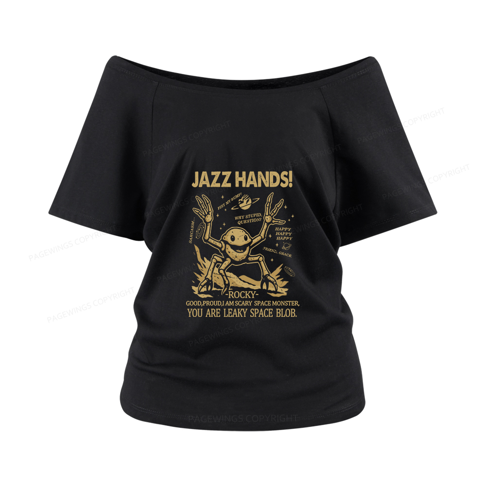 Pagewings You Sleep I Watch Women Off Shoulder T-shirts