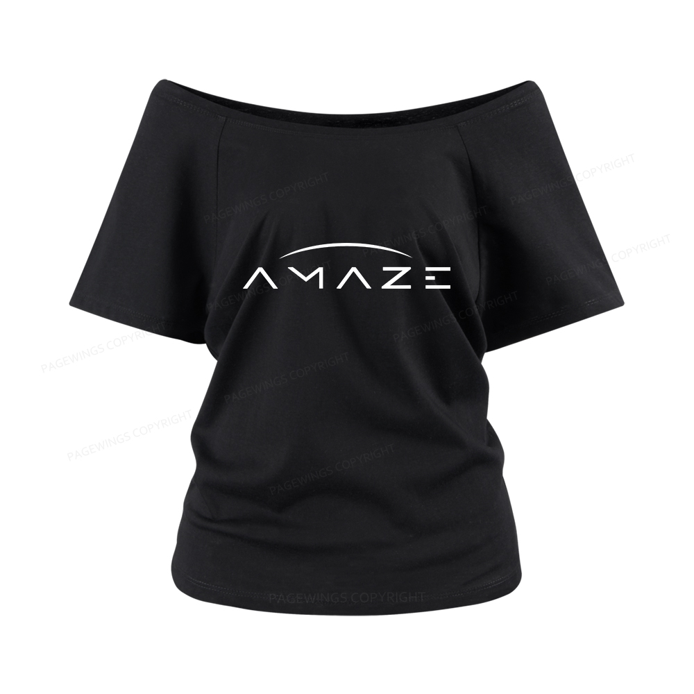 Pagewings Amaze Women Off Shoulder T-shirts