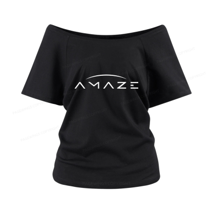 Pagewings Amaze Women Off Shoulder T-shirts