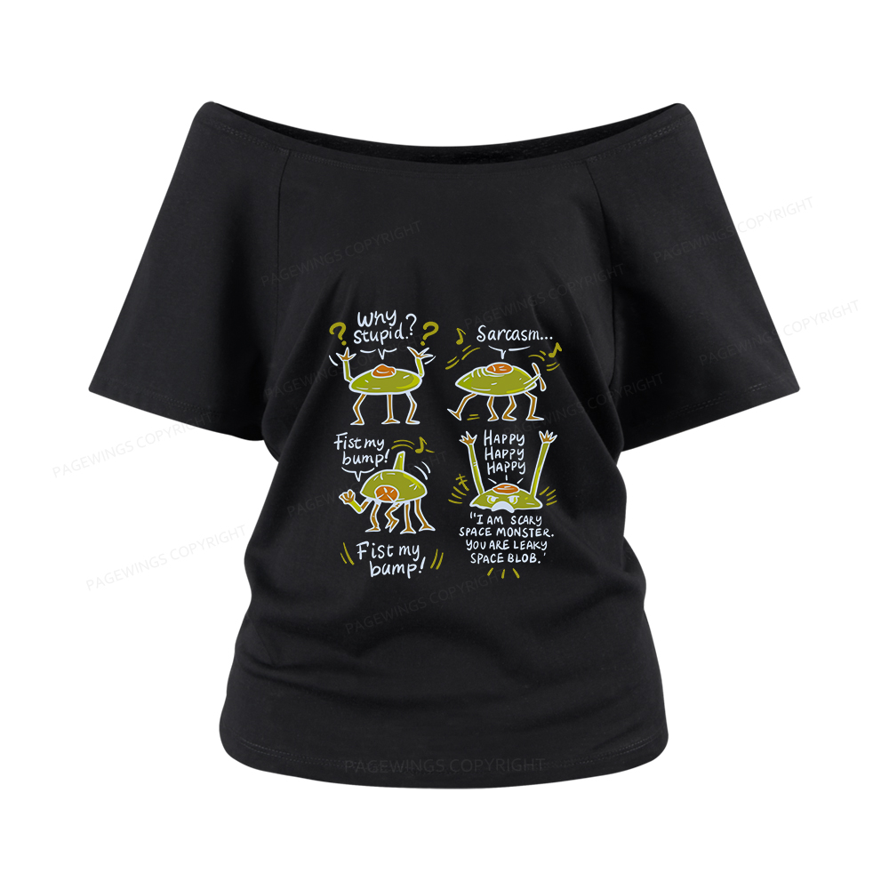 Pagewings Rocky Amaze Book Lover Women Off Shoulder T-shirts