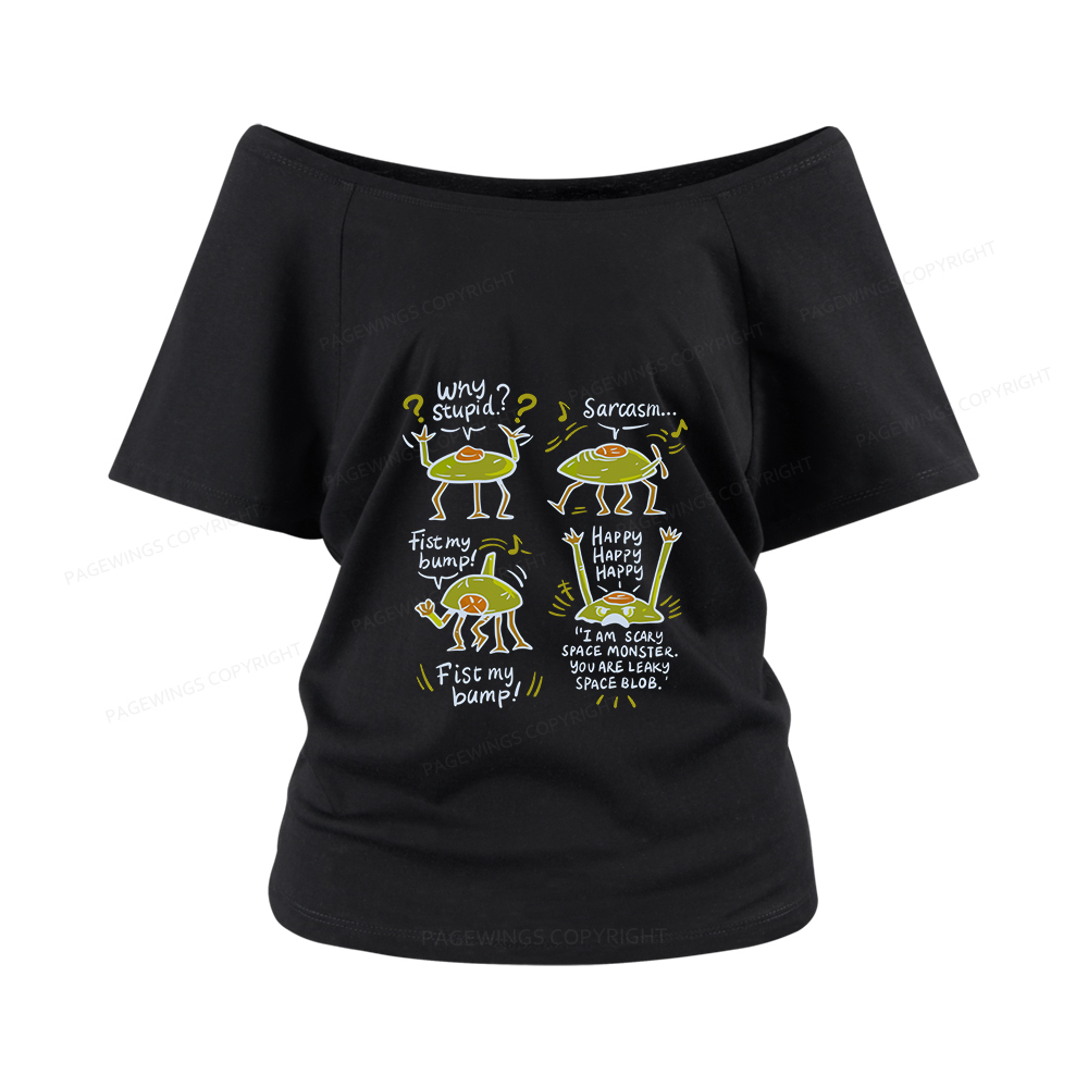 Pagewings Rocky Amaze Book Lover Women Off Shoulder T-shirts