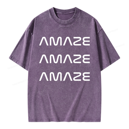 Pagewings Amaze Unisex Washed T-shirt