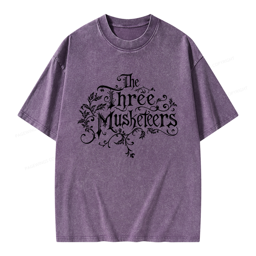 Pagewings Musketeers Unisex Washed T-shirt