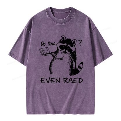 Pagewings Do You Even Read Unisex Washed T-shirt
