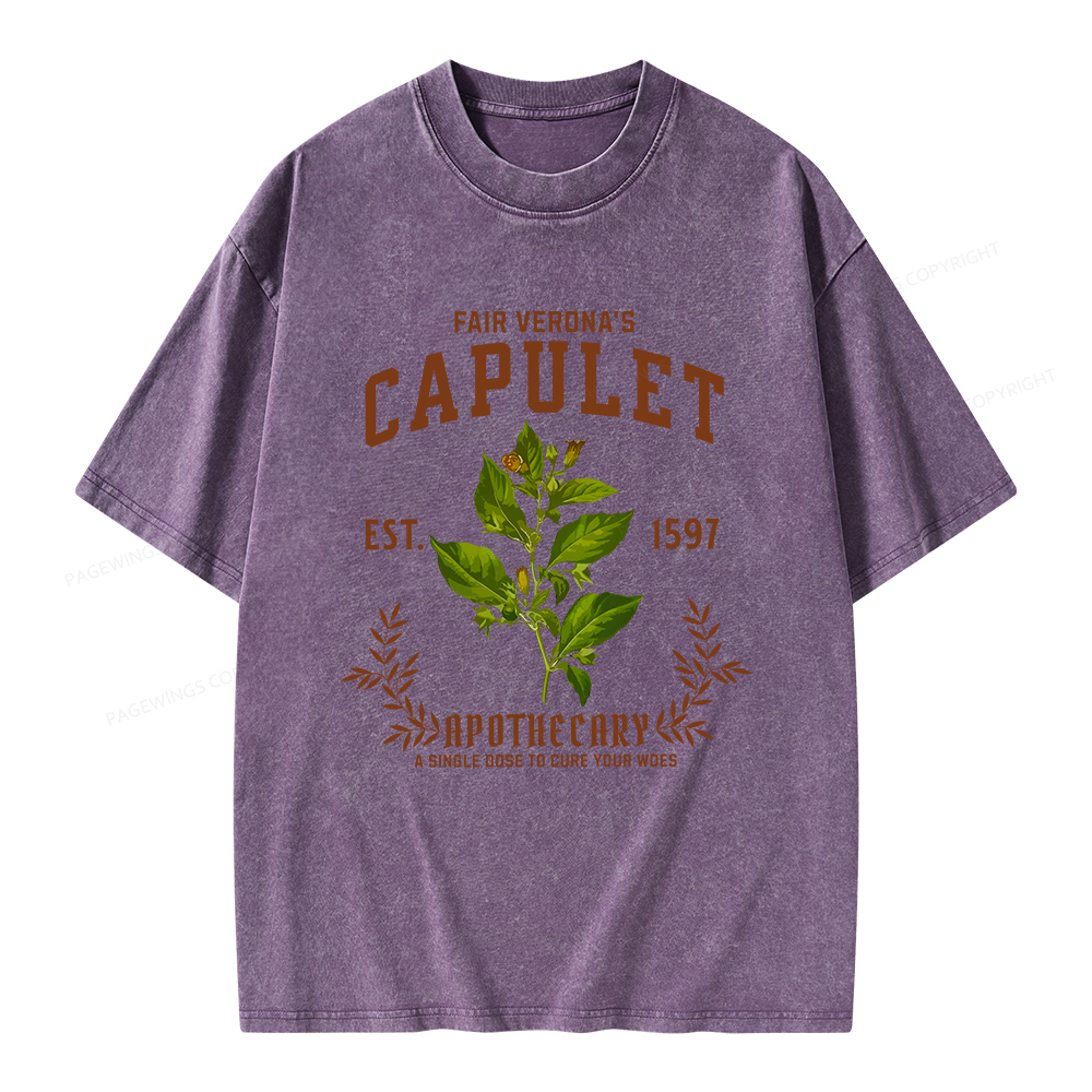 Pagewings Capulet Unisex Washed T-shirt