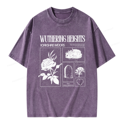 Pagewings Literary Quote Unisex Washed T-shirt